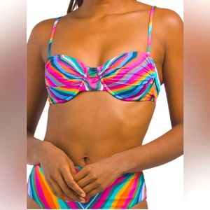 13 NEW TRINA TURK Louvre Underwire Swim Bra 14